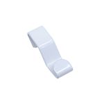 Classic Rail крючок S-hook для лески с петлей белый до 10кг