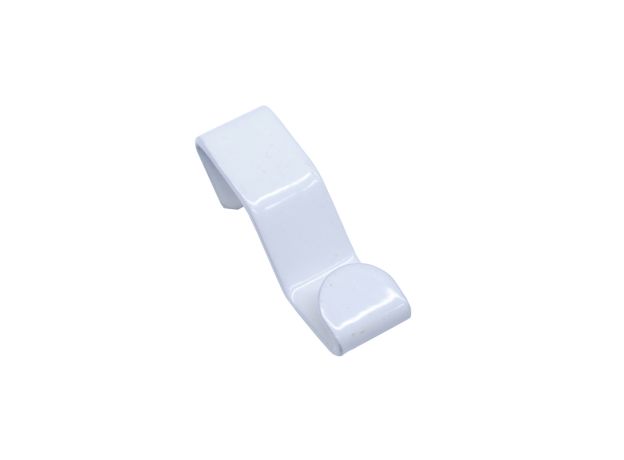 Classic Rail крючок S-hook для лески с петлей белый до 10кг