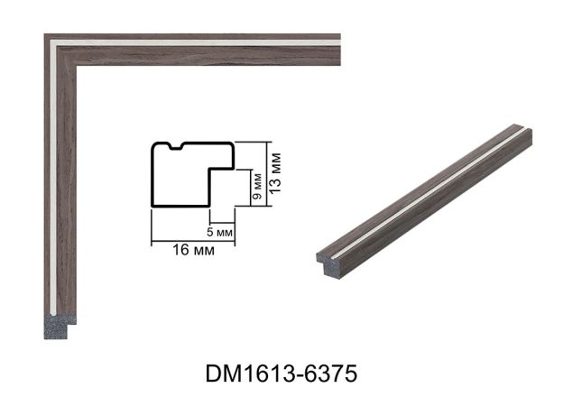 Пластиковий багет DM 1613 6375