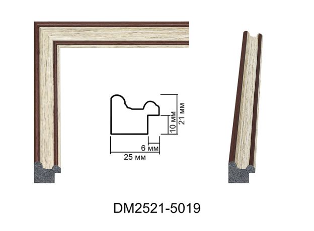 Пластиковий багет DM 2521-5019