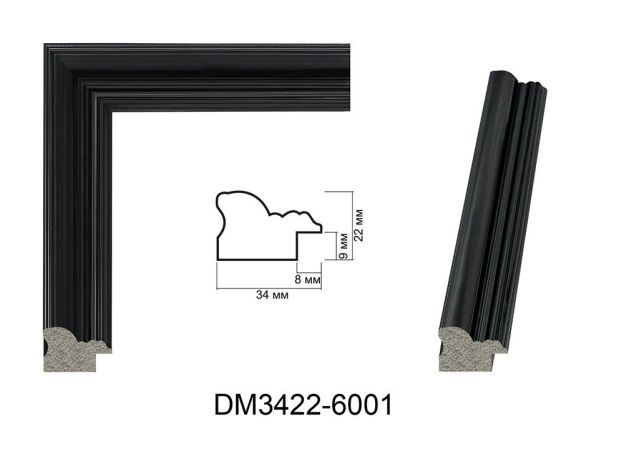 Пластиковий багет DM 3422 6001