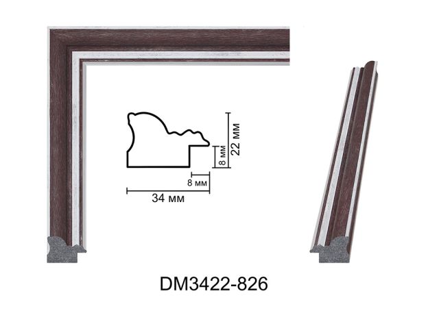 Пластиковий багет DM 3422 826