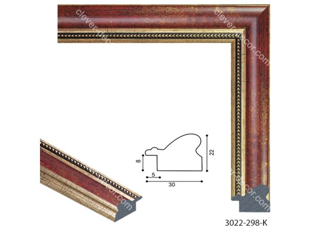 Багет пластик 3022-298