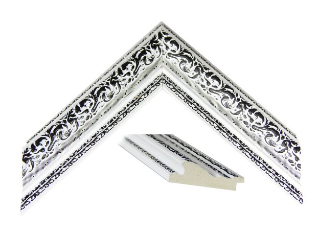 Багет 1536-WHITE/BLACK